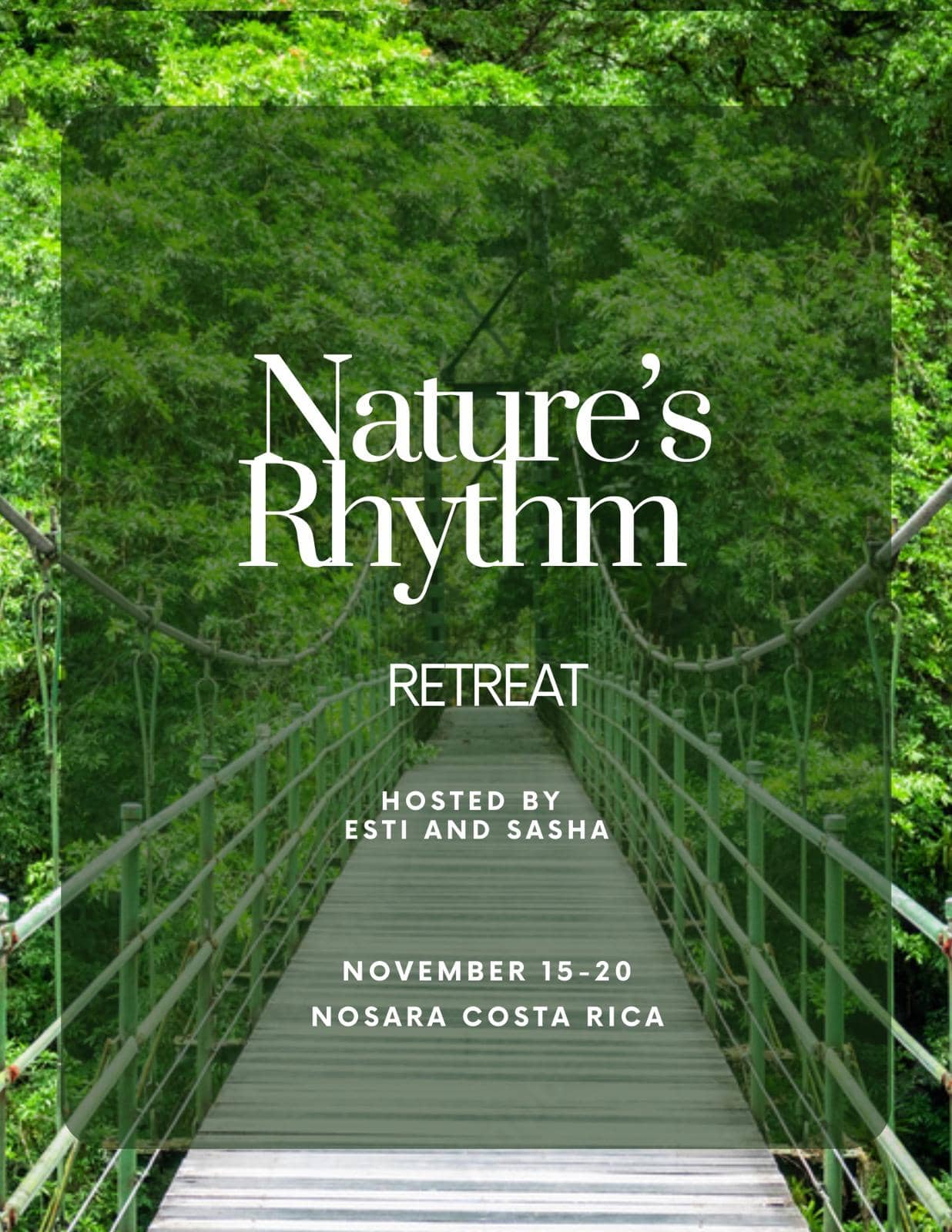 nature rhythm retreat costa rica